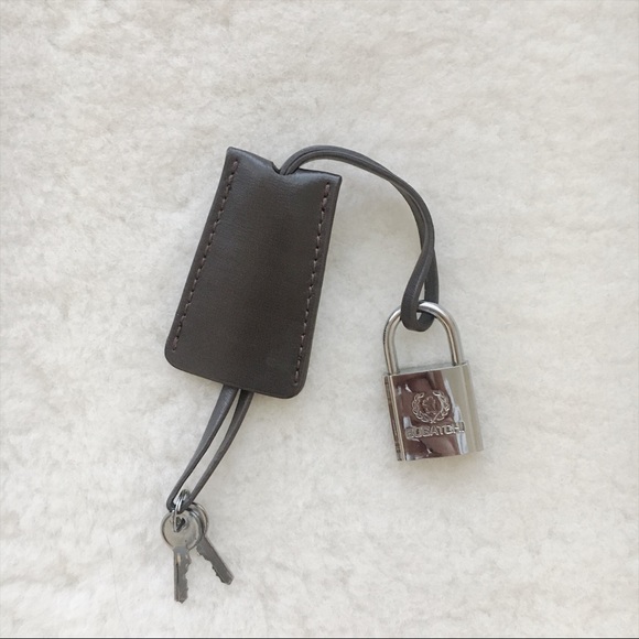 Bugatchi Nylon Leather Weekender Duffle Lock Keys - Picture 3 of 7